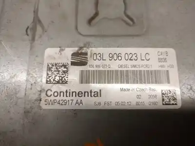 Pièce détachée automobile d'occasion calculateur moteur ecu pour seat ibiza iv (6j5, 6p1) 1.6 tdi références oem iam 03l906023lc  03l906023lc