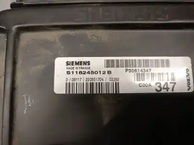 Second-hand car spare part ecu engine control for volvo s40 i (644) 1.8 oem iam references p30614347  p30614347