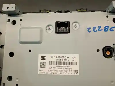 Second-hand car spare part multifunction display for seat ateca (kh7, khp) 1.4 tsi oem iam references 575919606a  575919606a