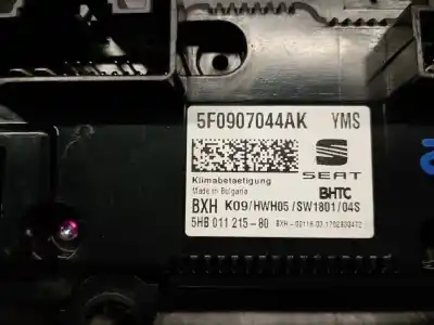 Pezzo di ricambio per auto di seconda mano controllo climatico per seat ateca (kh7, khp) 1.4 tsi riferimenti oem iam 5f0907044ak 5hb01121580 bhtc 5f0907044ak