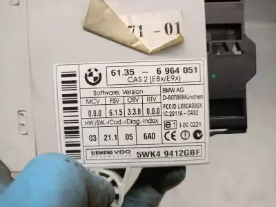 Second-hand car spare part central locking pump for bmw 1 (e87) 118 d oem iam references 61356964051 5wka9412gbf siemens 