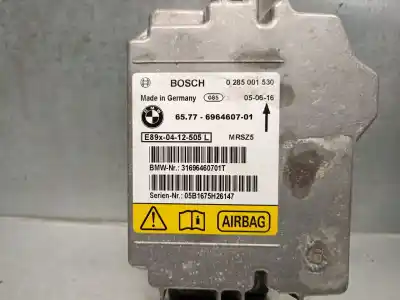 Peça sobressalente para automóvel em segunda mão centralina de airbag por bmw 1 (e87) 118 d referências oem iam 6577696460701 0285001530 bosch 