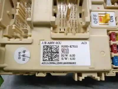 Second-hand car spare part fuse box unit for hyundai i10 iii (ac3, ai3) 1.2 mpi oem iam references 91950k7010  