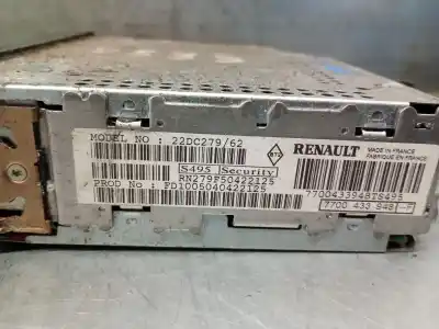 İkinci el araba yedek parçası ses sistemi / radyo cd için renault kangoo (kc0/1_) 1.5 dci (kc07) oem iam referansları 22dc27962  7700428254