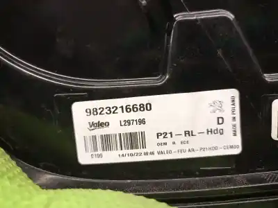 Автозапчасти б/у правый задний фонарь за peugeot 208 ii (ub_, up_, uw_, uj_) 1.2 puretech 100 ссылки oem iam 9823216680 l297196 valeo 9823216680