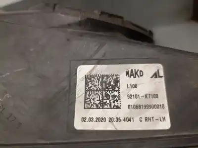 Автозапчастина б/у ліва фара для hyundai i10 iii (ac3, ai3) 1.2 mpi посилання на oem iam 92101k7100  92101k7100