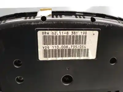 Peça sobressalente para automóvel em segunda mão quadrante por bmw 5 (e39) 525 tds referências oem iam 62118381198 110008735054 vdo 62106942232