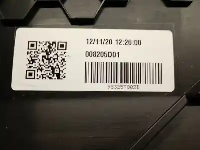 Автозапчастина б/у обликка задніх правіх дверей для peugeot 2008 ii (ud_, us_, uy_, uk_) 1.2 puretech 100 посилання на oem iam 98325788zd  98325788zd