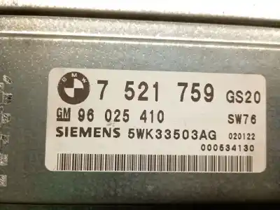 Second-hand car spare part automatic gearbox control unit for bmw 3 (e46) 320 d oem iam references 7521759 5wk33503ag siemens 