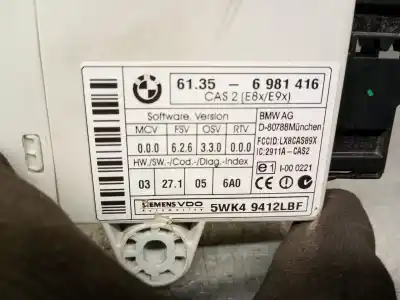 Pièce détachée automobile d'occasion module électronique pour bmw 3 (e90) 330 xd références oem iam 61356981416  61356981416