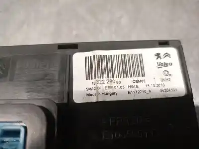 Second-hand car spare part electronic module for citroen jumpy furgón (v_) 2.0 bluehdi 120 oem iam references 9832228080  9832228080