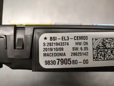 Second-hand car spare part fuse box unit for citroen jumpy furgón (v_) 2.0 bluehdi 120 oem iam references 983079058000  983079058000