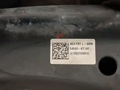 Автозапчасти б/у передний левый нижний рычаг подвески за hyundai i10 iii (ac3, ai3) 1.2 mpi ссылки oem iam 54500k7100  54500k7100