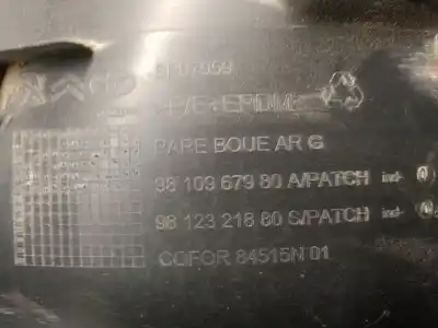 Автозапчастина б/у задня ліва колесна арка для citroen jumpy furgón (v_) 2.0 bluehdi 120 посилання на oem iam 9810967980  9810967980