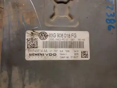Автозапчастина б/у ебу контролер двигуна для volkswagen passat b6 variant (3c5) 2.0 tdi 16v посилання на oem iam 03g906018 5wp45614aa siemens vdo 