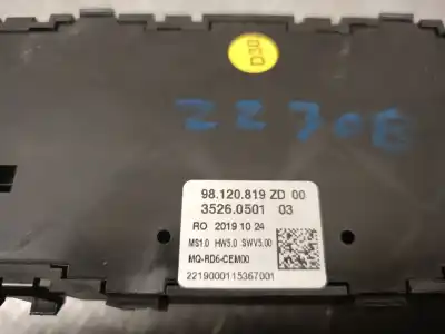 Автозапчастина б/у многофункційне управління для citroen jumpy furgón (v_) 2.0 bluehdi 120 посилання на oem iam 98120819zd  98120819zd