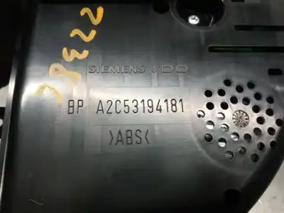 Автозапчастина б/у панель інструментів для volkswagen passat b6 variant (3c5) 2.0 tdi 16v посилання на oem iam a2c53042108 a2c53194181 siemens 3c0920871d