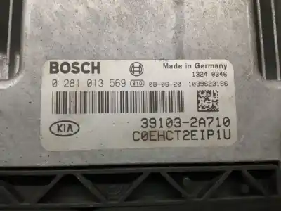 Second-hand car spare part ecu engine control for kia cee'd fastback (ed) 1.6 crdi 115 oem iam references 391032a710 0281013569 bosch 