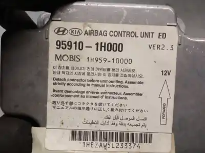 Second-hand car spare part airbag control unit for kia cee'd fastback (ed) 1.6 crdi 115 oem iam references 959101h000 1h95910000 mobis 