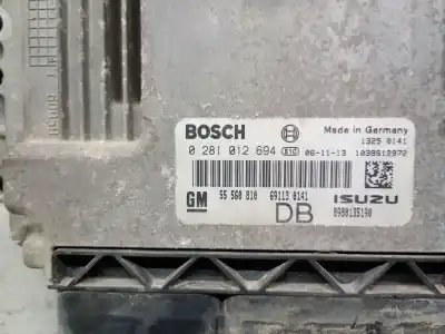 Second-hand car spare part ecu engine control for opel astra h (a04) 1.7 cdti (l48) oem iam references 55560810  55560810