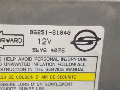 Автозапчасти б/у блок управления подушками безопасности за ssangyong actyon sports i (qj) 2.0 xdi ссылки oem iam 8625131040 5wy64075 siemens 