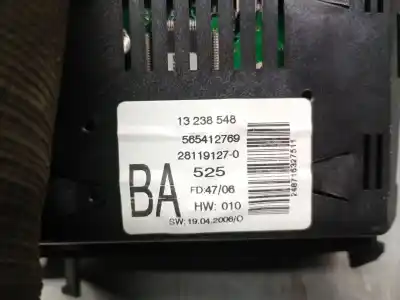 Second-hand car spare part multifunction display for opel astra h (a04) 1.7 cdti (l48) oem iam references 13238548  1236732