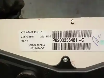 Peça sobressalente para automóvel em segunda mão quadrante por renault kangoo (kc0/1_) 1.5 dci referências oem iam p8200336481  7701047519