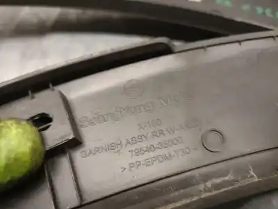 Автозапчасти б/у правое заднее крыло за ssangyong xlv suv e-xgi 160 ссылки oem iam 7954035000  