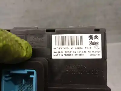 Second-hand car spare part electronic module for citroen c4 cactus 1.5 bluehdi 120 oem iam references 9832228080 02023497 valeo 
