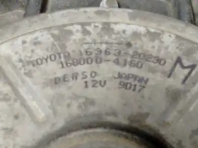 Second-hand car spare part radiator cooling fan for lexus rx (mcu15) 300 awd (mcu15) oem iam references 1636320230 1680004160 denso 1671120120