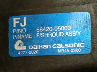 Автозапчасти б/у электрический вентилятор за ssangyong musso (fj) 2.3 d ссылки oem iam 6842005000 42770020 calsonic 6842005052