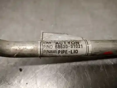 Автозапчасти б/у трубы кондиционирования воздуха за ssangyong actyon sports i (qj) 2.0 xdi ссылки oem iam 6863031021  6863031021