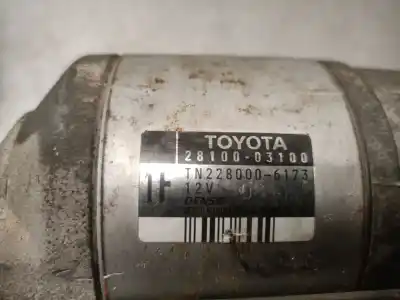 Second-hand car spare part starter motor for lexus rx (mcu15) 300 awd (mcu15) oem iam references 2810003100 2280006173 denso 2810003100