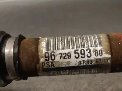 Автозапчасти б/у передняя левая трансмиссия за citroen c5 iii (rd_) 1.6 hdi 110 ссылки oem iam 9672959380  3272yf