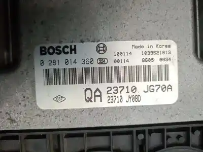 Second-hand car spare part ecu engine control for renault koleos 2.0 dci diesel fap oem iam references 23710jg70a  0281014360