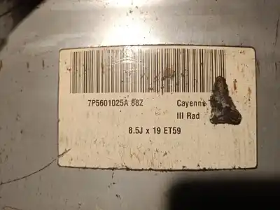 Автозапчастина б/у шина для porsche cayenne (92a) 3.0 diesel посилання на oem iam 7p5601025a  r198.5jx19h2et59