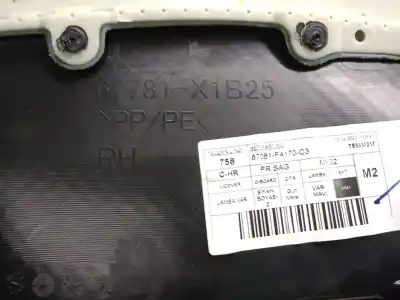 Автозапчастина б/у обработка передніх правіх дверей для toyota c-hr (_x1_) 1.8 hybrid (zyx10_, zyx11_) посилання на oem iam 67781x1b25  67610f4180c3