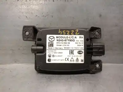 Second-hand car spare part electronic module for mazda mx-5 iv (nd) 2.0 (nd2e) oem iam references n24367y80g 6pz01269238 hella 