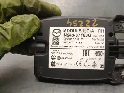 Second-hand car spare part electronic module for mazda mx-5 iv (nd) 2.0 (nd2e) oem iam references n24367y80g 6pz01269238 hella 