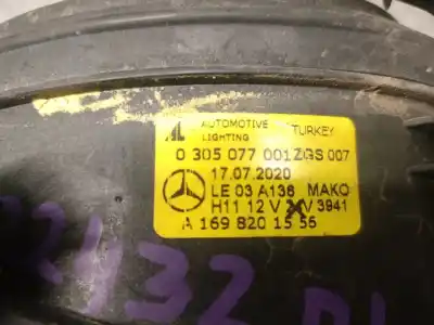 Pièce détachée automobile d'occasion feu antibrouillard gauche pour mercedes-benz clase e t-model (s211) e 280 t cdi (211.220) références oem iam a1698201556  a1698201556
