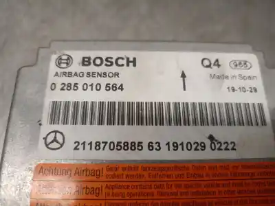 Pièce détachée automobile d'occasion boitier de commande d'airbag pour mercedes-benz clase e t-model (s211) e 280 t cdi (211.220) références oem iam 2118705885 0285010564 bosch 2118705885