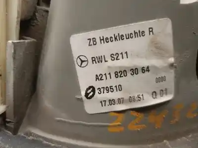 Pièce détachée automobile d'occasion feu arrière droit pour mercedes-benz clase e t-model (s211) e 280 t cdi (211.220) références oem iam a2118203064  a2118203064