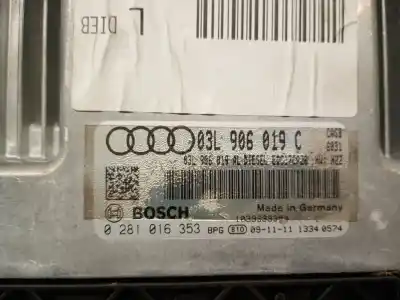 Автозапчастина б/у ебу контролер двигуна для audi a4 b8 (8k2) 2.0 tdi посилання на oem iam 03l906019c 0281016353 bosch 