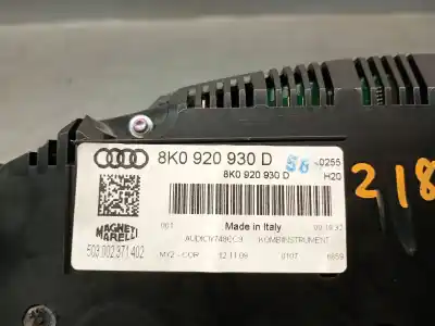 Peça sobressalente para automóvel em segunda mão quadrante por audi a4 b8 (8k2) 2.0 tdi referências oem iam 8k0920930d 503002371402 magneti marelli 8k0920930d