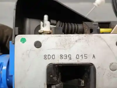 Автозапчастина б/у замок дверей заднього лівого для audi a4 b5 (8d2) 1.8 посилання на oem iam 8d0839015a  8d0839015a