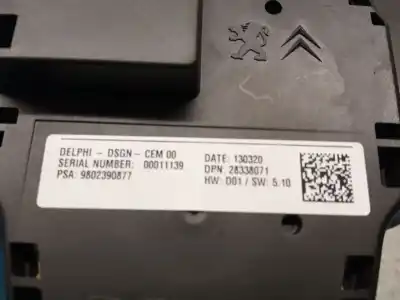 Second-hand car spare part multifunction switch for citroen ds5 2.0 hdi 165 oem iam references 9802390877  98023908zd