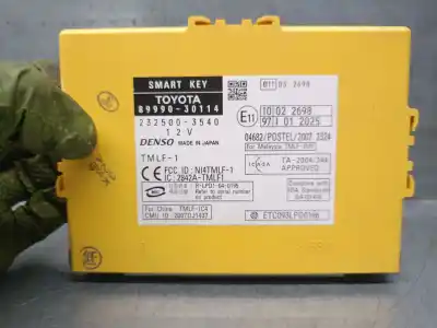 Second-hand car spare part electronic module for lexus gs (_s19_) 450h (grs191_, gws191_) oem iam references 8999030114 2325003540 denso 