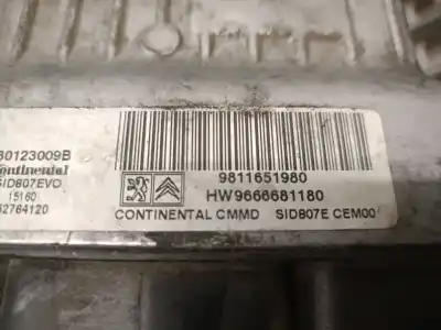 Автозапчастина б/у ебу контролер двигуна для citroen c4 picasso ii 1.6 hdi / bluehdi 115 посилання на oem iam hw9666681180  hw9666681180