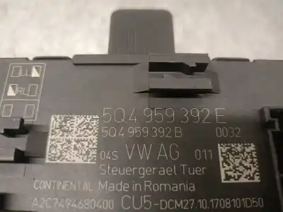 Автозапчасти б/у закрытый распределительный щит за seat leon st (5f8) 1.4 tgi ссылки oem iam 5q4959392e  5q4959392e