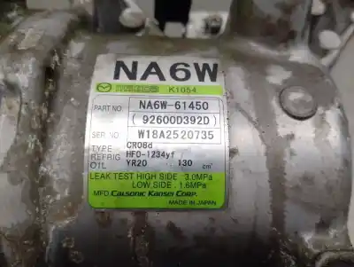 Автозапчасти б/у компрессор кондиционера воздуха за mazda mx-5 iv (nd) 2.0 (nd2e) ссылки oem iam na6w61450  